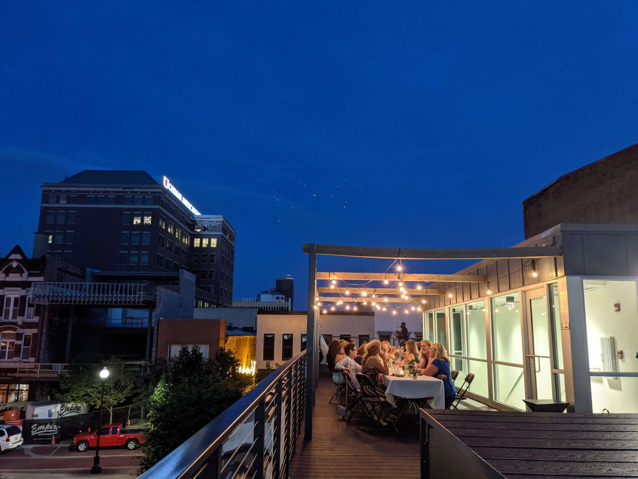 Rent the art gallery and rooftop in Downtown Evansville for your next